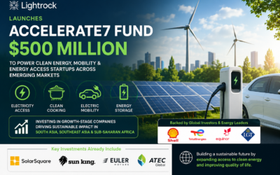 Lightrock Launches $500 Million Accelerate7 Fund: A Major Boost for Clean Energy, Electric Mobility & Climate-Tech Startups Across Emerging Markets.